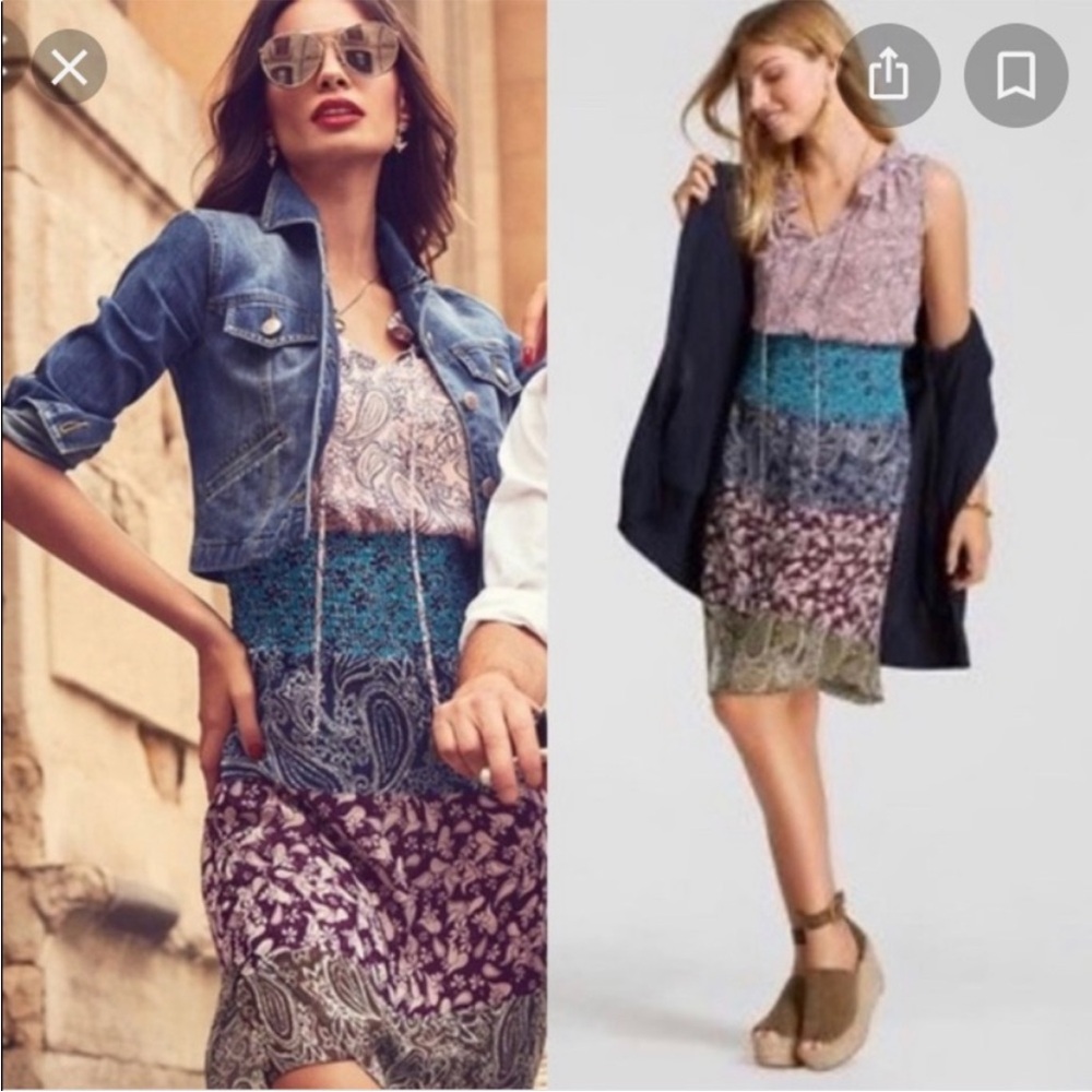 CAbi Spring 2018 Dani paisley Dress 5371 M